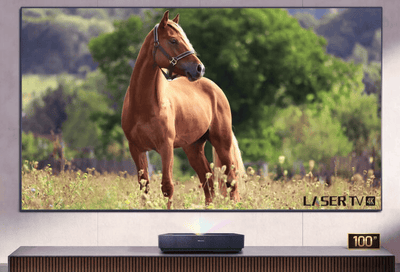 Hisense L5H Ultra-Short-Throw 4K Laser TV Projector with 100" Screen
