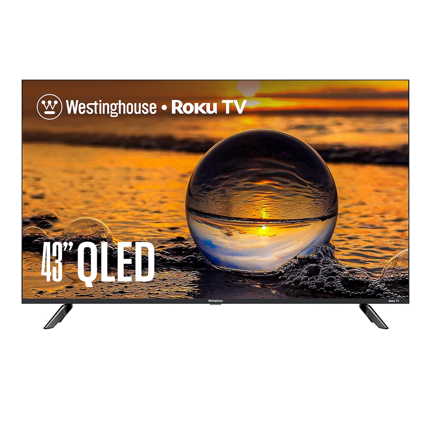 Westinghouse 43" Edgeless QLED 4K Ultra HD Roku Smart TV