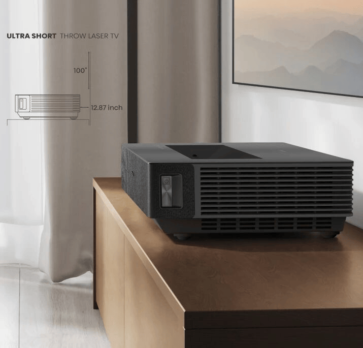 Hisense L5H Ultra-Short-Throw 4K Laser TV Projector with 100" Screen